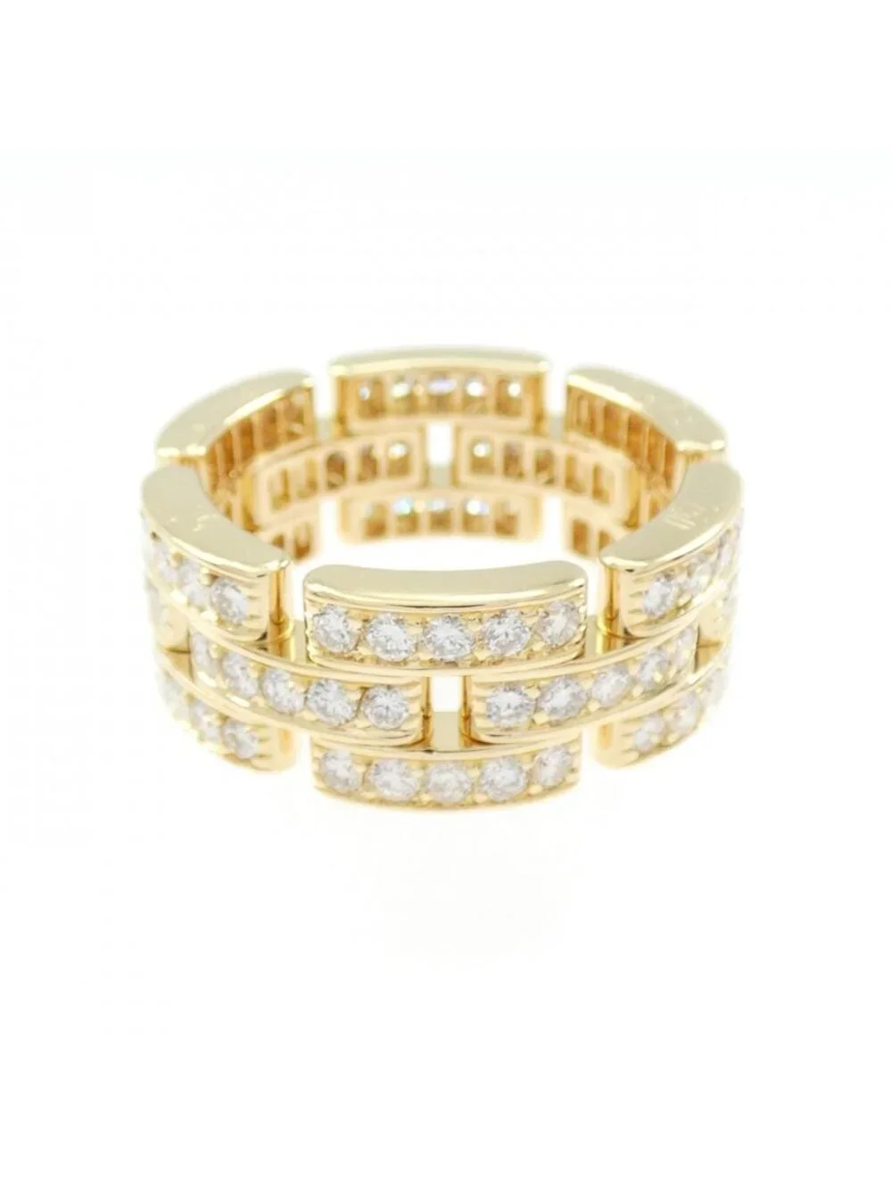 Cartier Maillon Panthere Full Diamond Ring